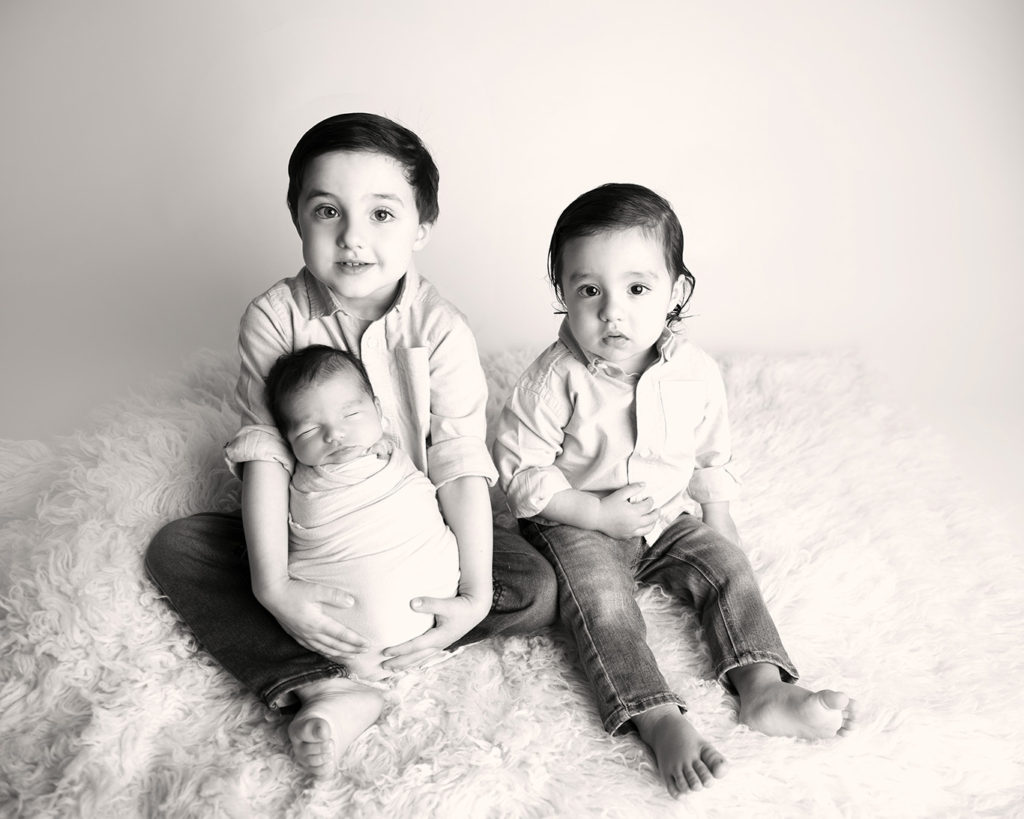 three boys brothers family love
