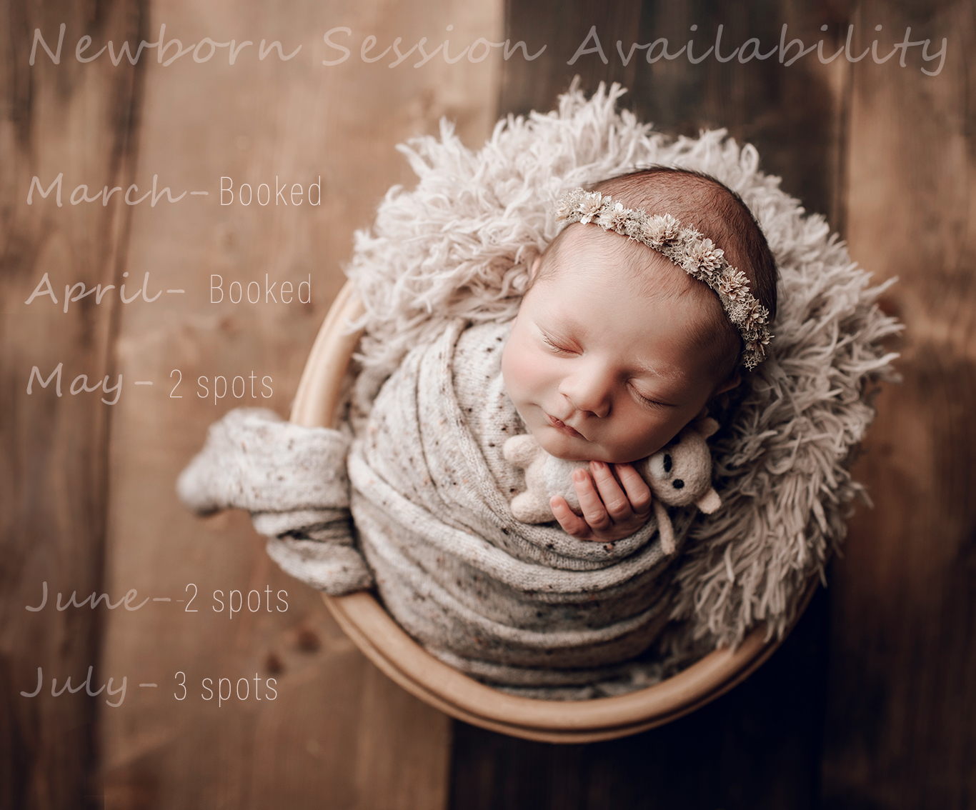 March-July Newborn Availability | Newborn Photography | Lebanon County, Pennsylvania
