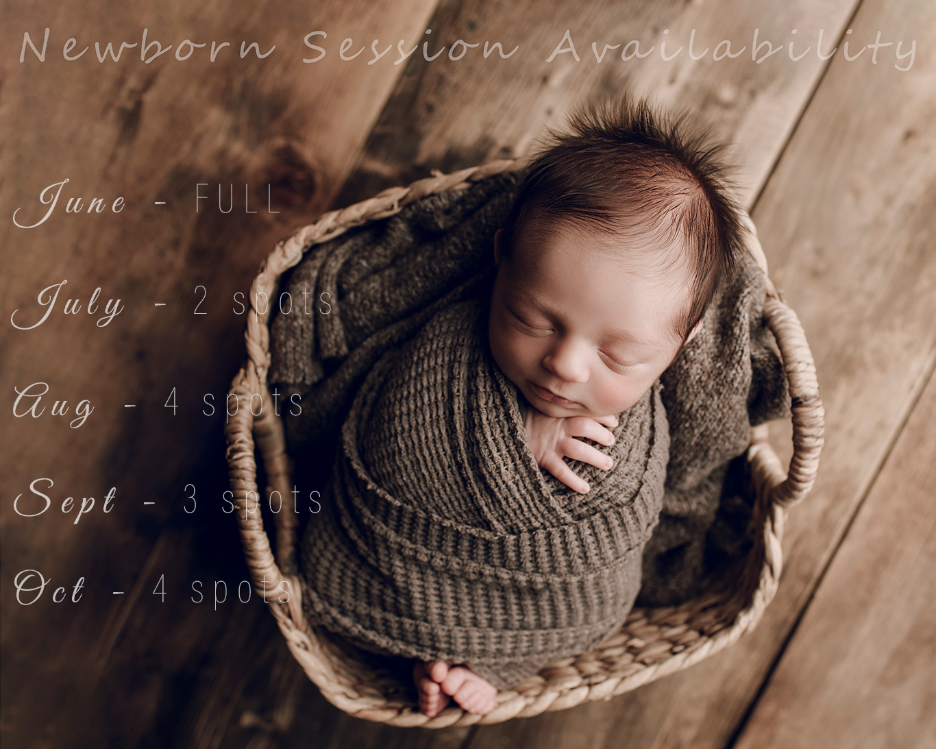 Updated Newborn Session Availability | KCB Photography Studio | Lebanon County, Pennsylvania